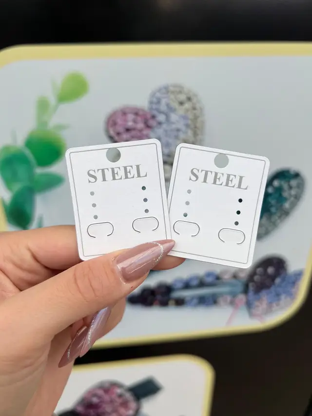 Bijuteriya kartı Model 2 — Kart və paket qablaşdırma