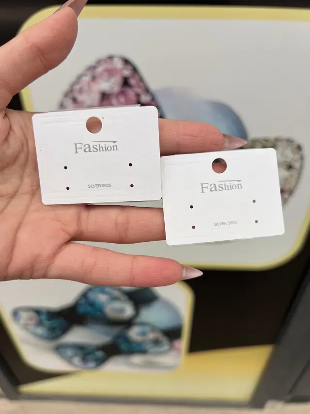 Bijuteriya kartı Model 4 — Kart və paket qablaşdırma